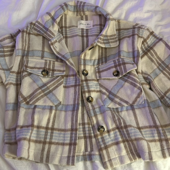 Active USA plaid shirt jacket size small… tags removed.. never worn. - Picture 4 of 4